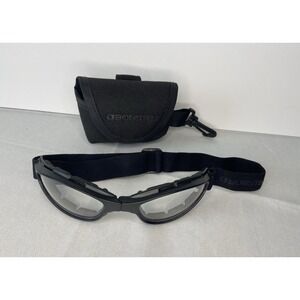 Bobster Crossfire Folding Goggles‎ And Case Black/Clear